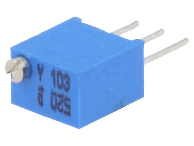 Potentiometer: montage-; meerslagen; 10kΩ; 250mW; ±10%; lineair Potentiometer: montage-; meerslagen; 10kΩ; 250mW; ±10%; lineair